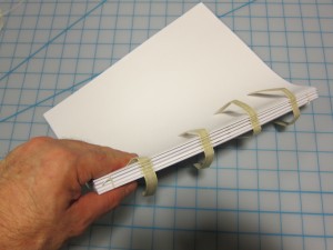 Sewn signatures to bind into a hardcover